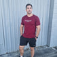 Men's Performance Tee - DEEP RED